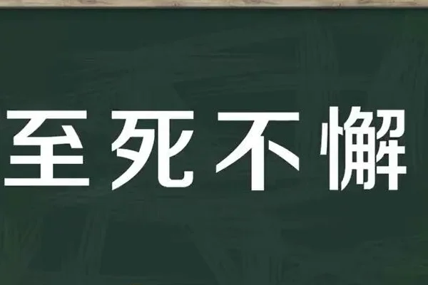 可歌可泣的意思和至死不懈的意思是什么? -第2张图片-万福百科