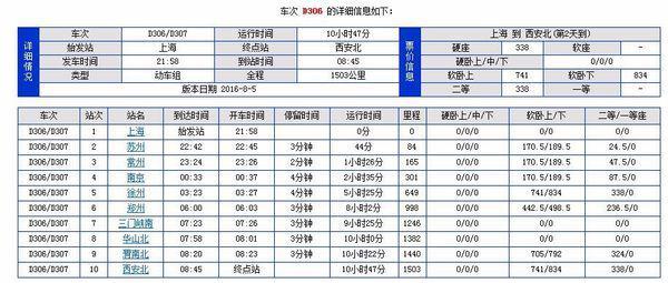 上海到西安的252的动车(上海到西安动车表) -第8张图片-万福百科