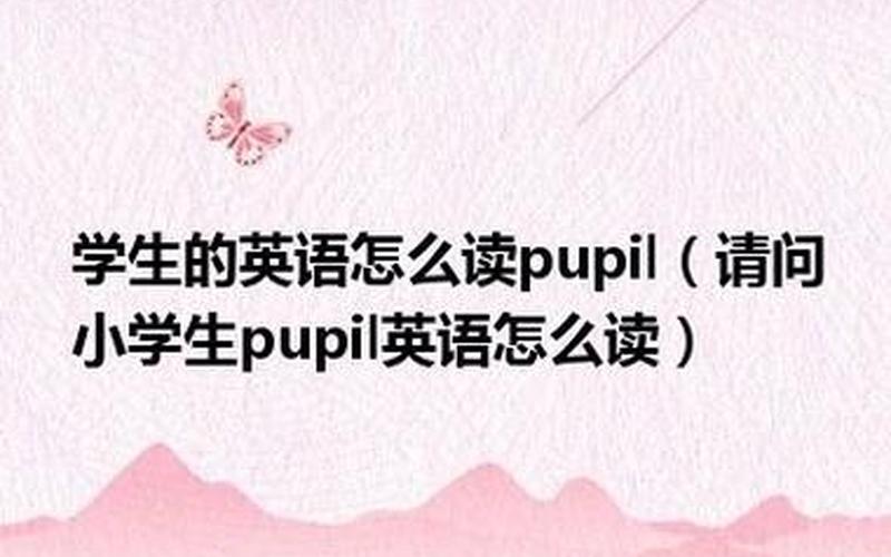 pupil是什么意思,学生是什么意思-第1张图片-万福百科