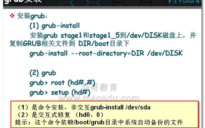 grub 命令-掌握Grub命令，轻松管理系统-第1张图片-万福百科