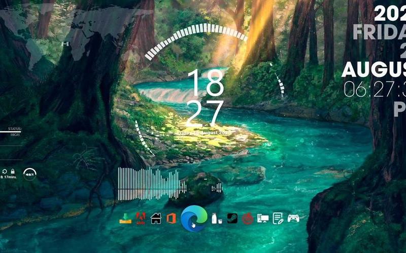 rainmeter.cn-rainmeter.cn：定制你的桌面，尽显个性-第1张图片-万福百科