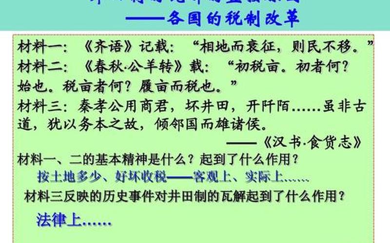 井田制的瓦解,井田制瓦解：土地改革的新篇章-第1张图片-万福百科