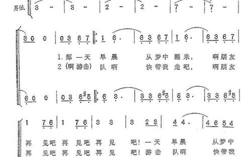 啊朋友再见简谱 《朋友再见》简谱分享-第1张图片-万福百科