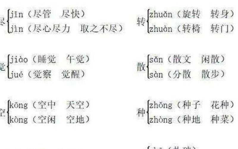 多音字大 *** ：同音异义词、多音字解析、词语辨析、用法示例全收录-第1张图片-万福百科