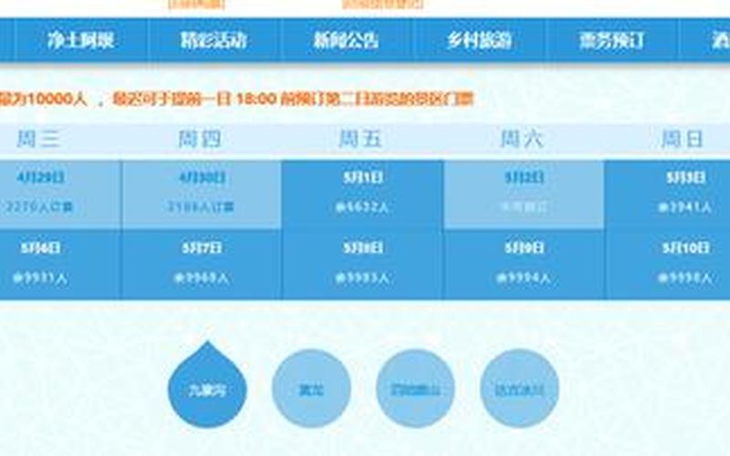 九寨沟5月2日门票售罄-第1张图片-万福百科