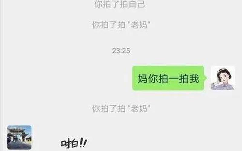 微信拍了拍你什么意思-第1张图片-万福百科